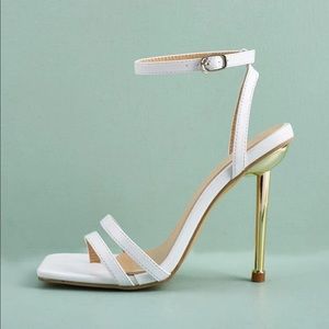Ankle Strap Stiletto Heeled Sandal